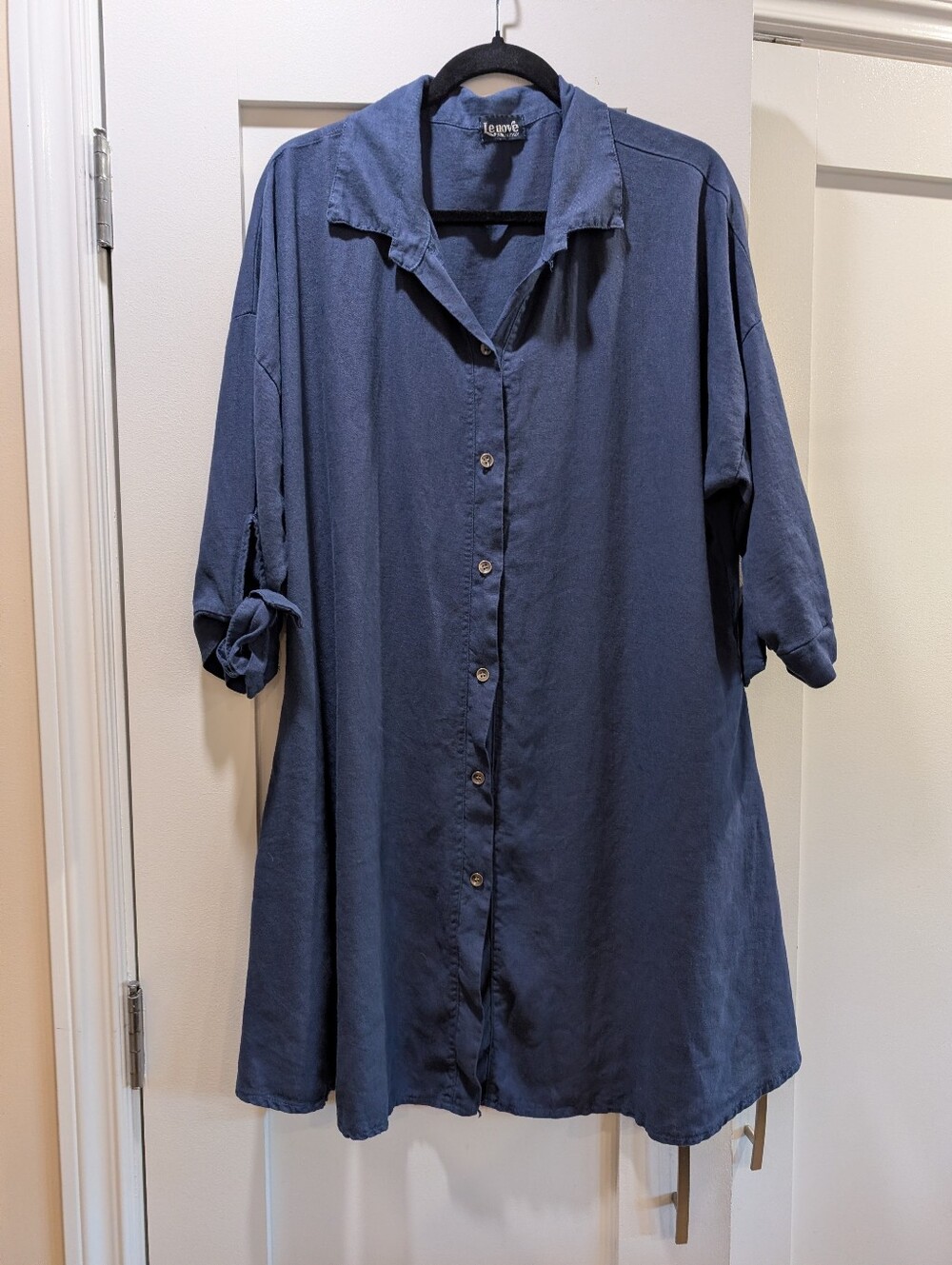 Caposhie Linen Blend Tunic,O/S